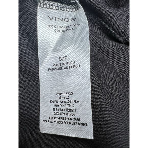Vince Prima Cotton Midi Black Dress Size Small Sleeveless Round neck‎ - Picture 7 of 8